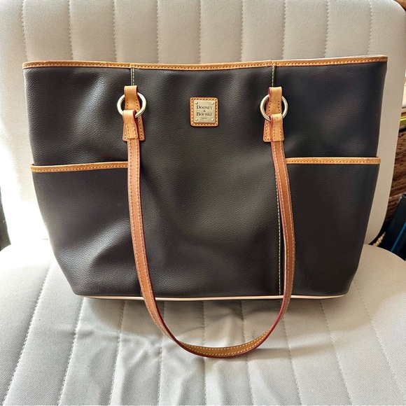 Dooney & Bourke Handbags - Dooney & Bourke • Brown Leather Tote Bag